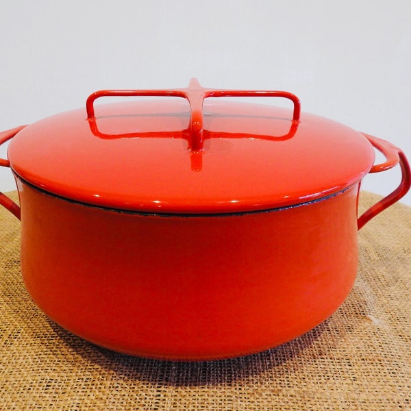 Dansk Red 3.5 Liter (3.7 qt.) Stock Pot, Dutch Oven, Casserole