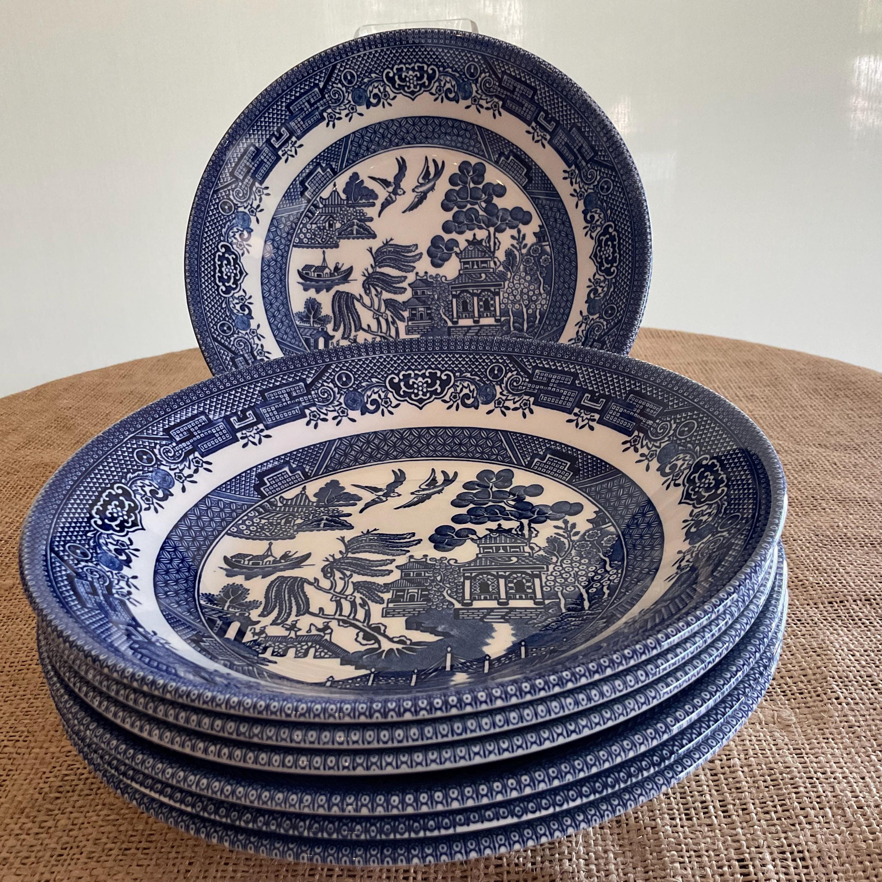 Blue Willow Bowls - Etsy