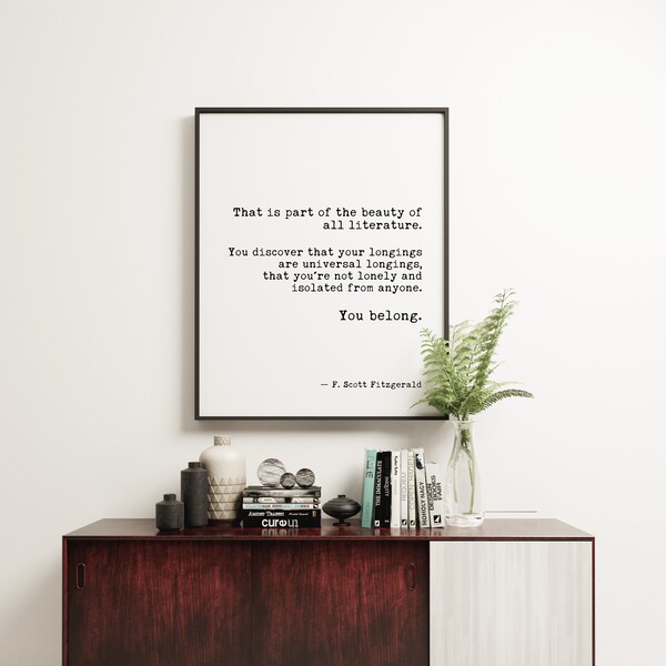 Fitzgerald Wall Art Etsy