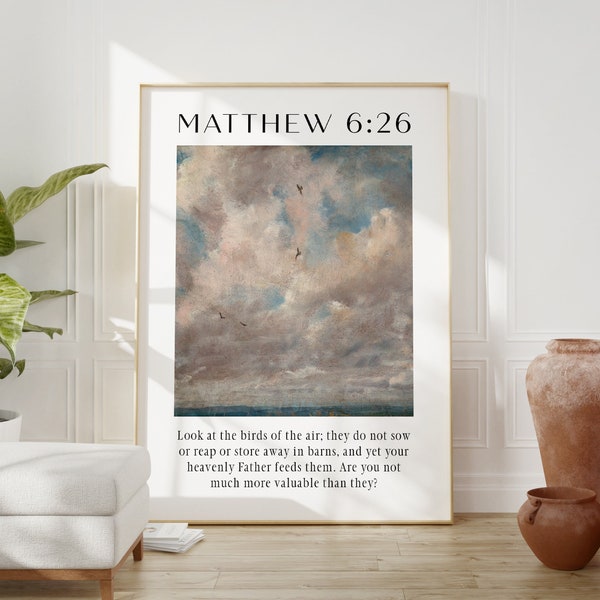 Matthew 6 26 - Etsy