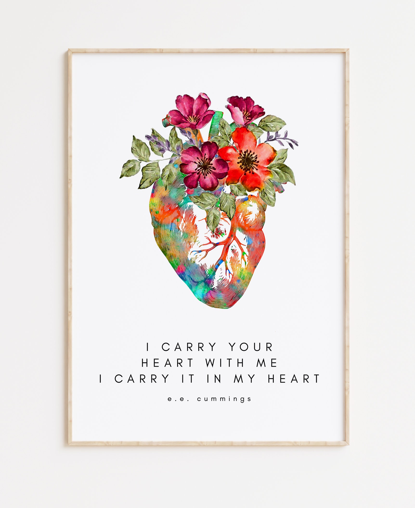 i-carry-your-heart-i-carry-it-in-my-heart-e-e-cummings-poem-with-heart-flowers-printable-wall-art-downloadable-love-poem-wedding-etsy for I Carry Your Heart Free Printable I Carry Your Heart I Carry It in My Heart - E.E. Cummings Poem With Heart Flowers Printable Wall Art - Downloadable - Love Poem - Wedding - Etsy for I Carry Your Heart Free Printable