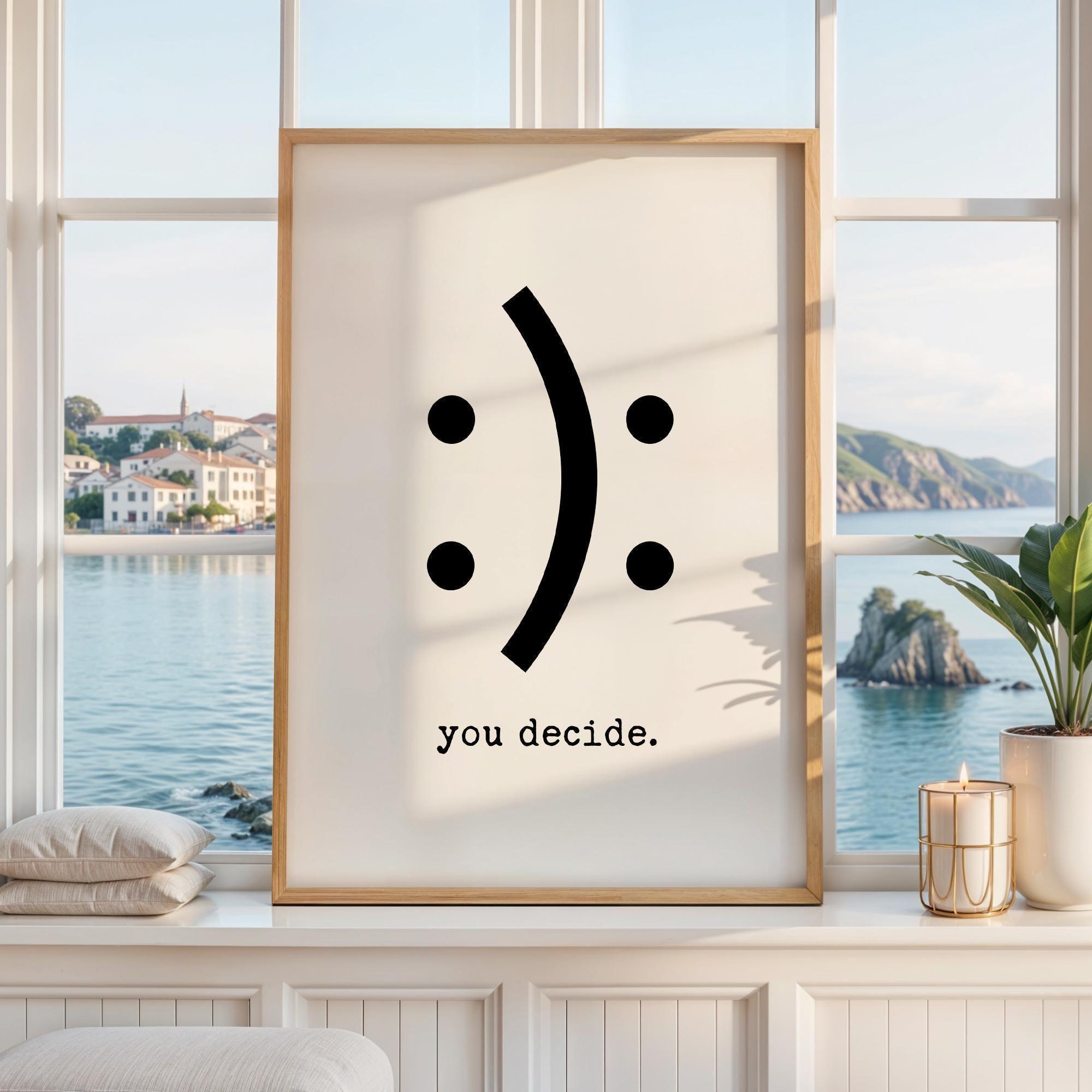 Smile You Decide - Etsy