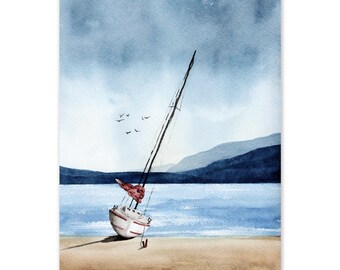 Download Wandkunst strandszene HD