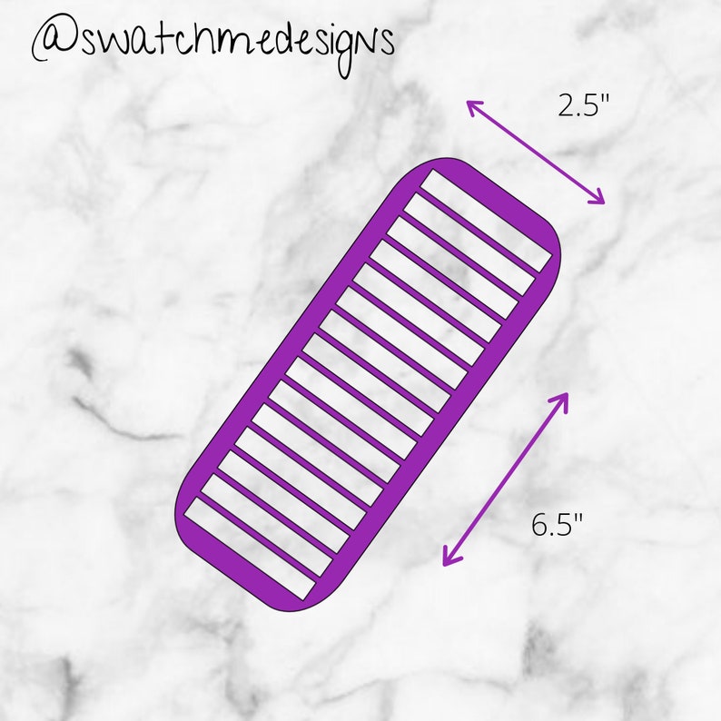 Makeup Swatch Stencils creator Variety Pack Etsy