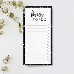 To Do Liste DIN lang 50 Blatt | Wochenplaner | Aufgabenblock | Tagesplaner | Wochenplaner | Notizblock | Büroplaner | Home Office Planer
