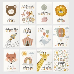 Immerwährender Kinderkalender | Ermutigungskarten | Mutmachkarten | Affirmationskarten - Ermutigungskalender für Kinder ohne Kalendarium A5