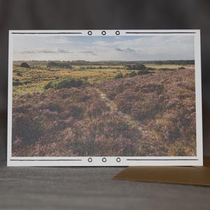 Carte de voeux pour amoureux de la nature - Carte de voeux photo nature, écologique