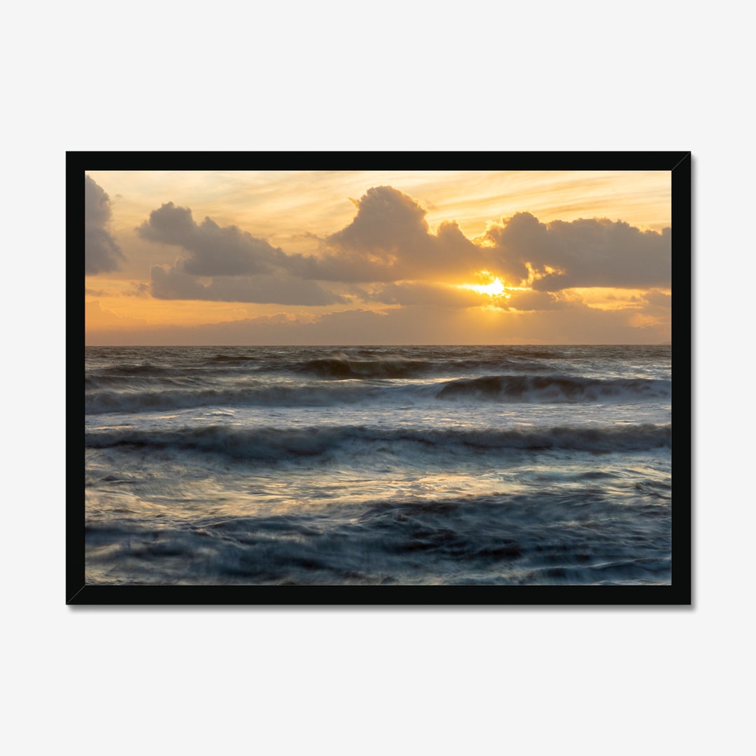 Coastal Sunset Horizon Photo Print: Beach Seascape Wall Art - Etsy