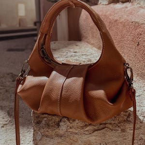 Sac en Cuir Camel
