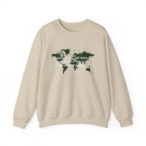 Christian Missions Crewneck Sweatshirt, Mark 16:15, Preach Good News, Unisex Sweatshirt, Religious Gift, Bible Verse Shirt