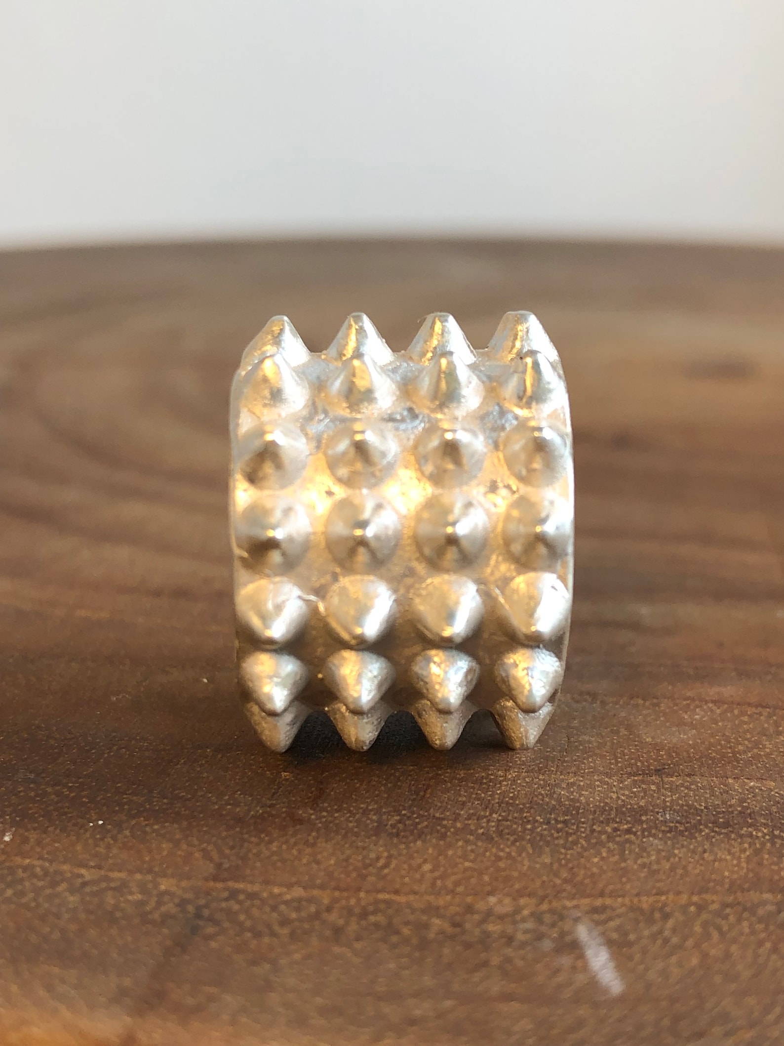 Genuine Silver-pure Silver-real Silver-handmade Silver- Brutalist ...