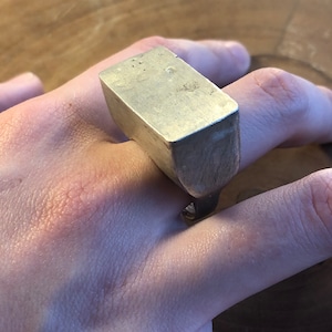 Genuine silver-Pure Silver-Real Silver-Handmade silver- Brutalist silver-Minimalist jewelry-Contemporary jewelry-designer silver- 925 silver