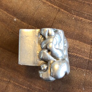 Genuine Silver-pure Silver-real Silver-handmade Silver- Brutalist ...