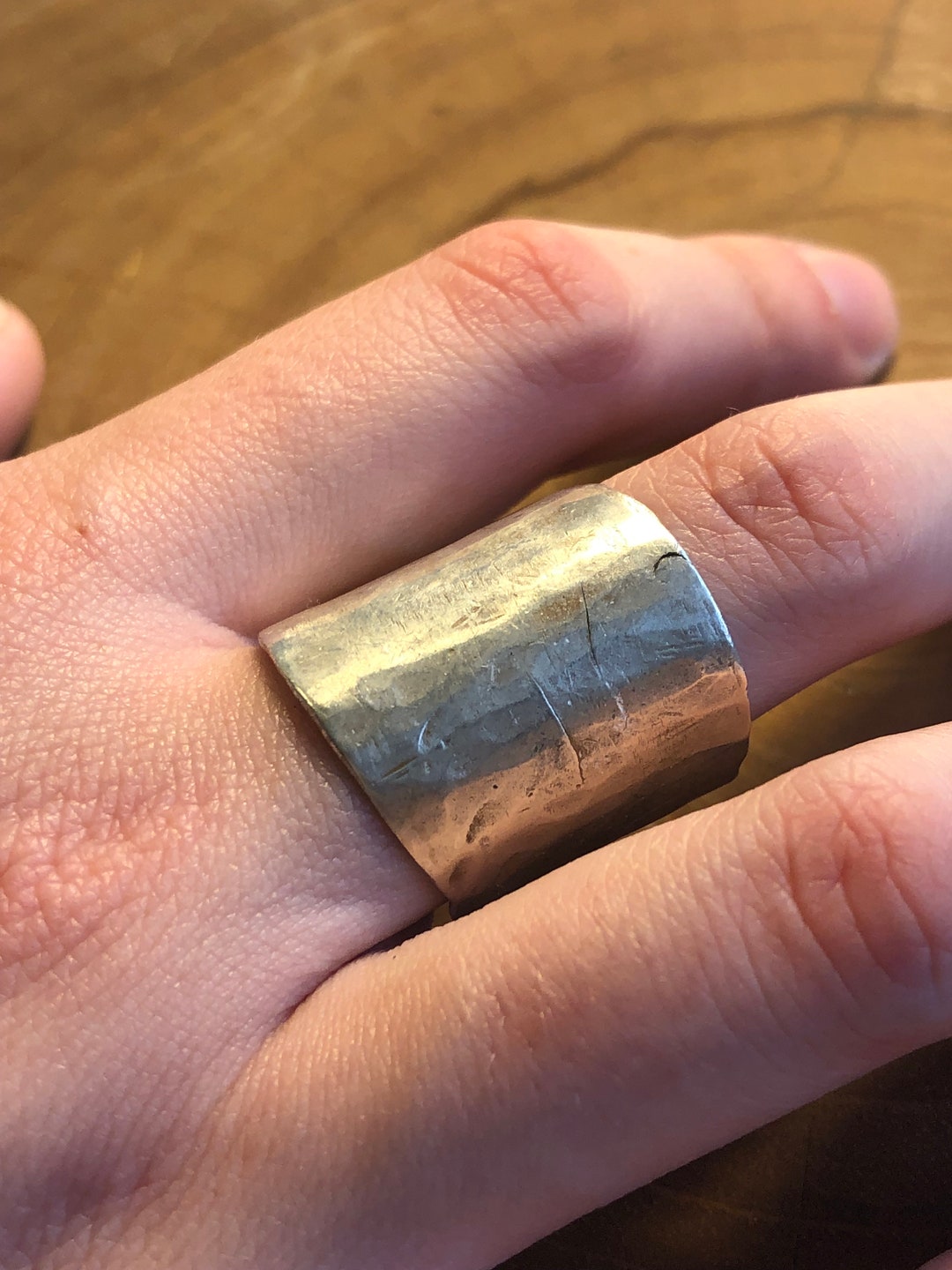 Genuine Silverpure Silverreal Silverhandmade Silver Brutalist Silver