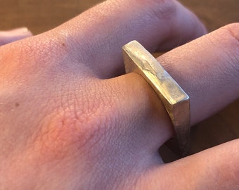 Genuine silver-Pure Silver-Real Silver-Handmade silver- Brutalist silver-Minimalist jewelry-Contemporary jewelry-designer silver- 925 silver