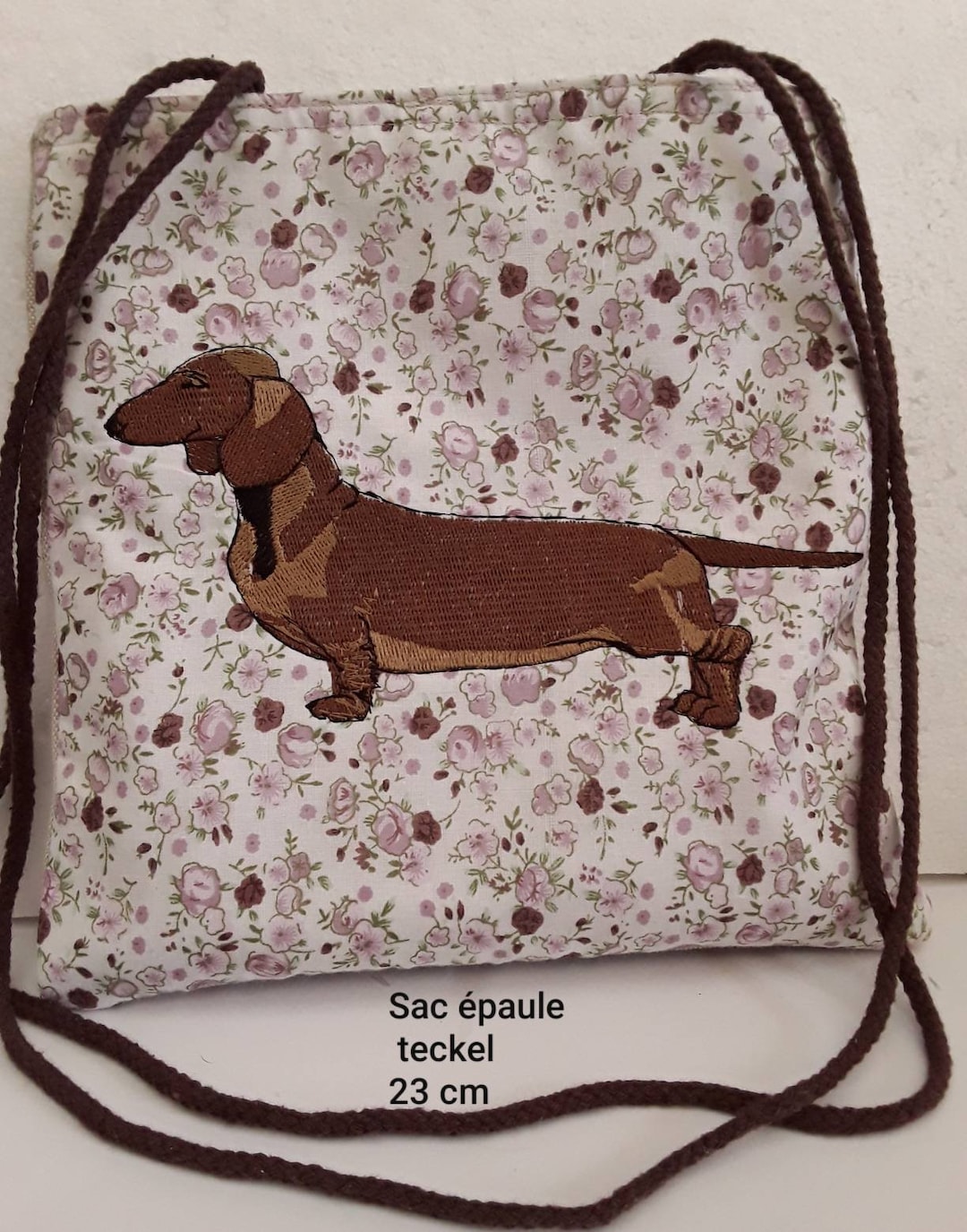 Bolsos Para Mascotas TSENQUE Lindo Perro Salchicha Marrón De
