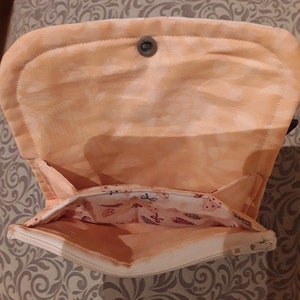 porte monnaie porte carte porte feuilles , matelassé ,  tirette , bouton pression , 16/9 cm