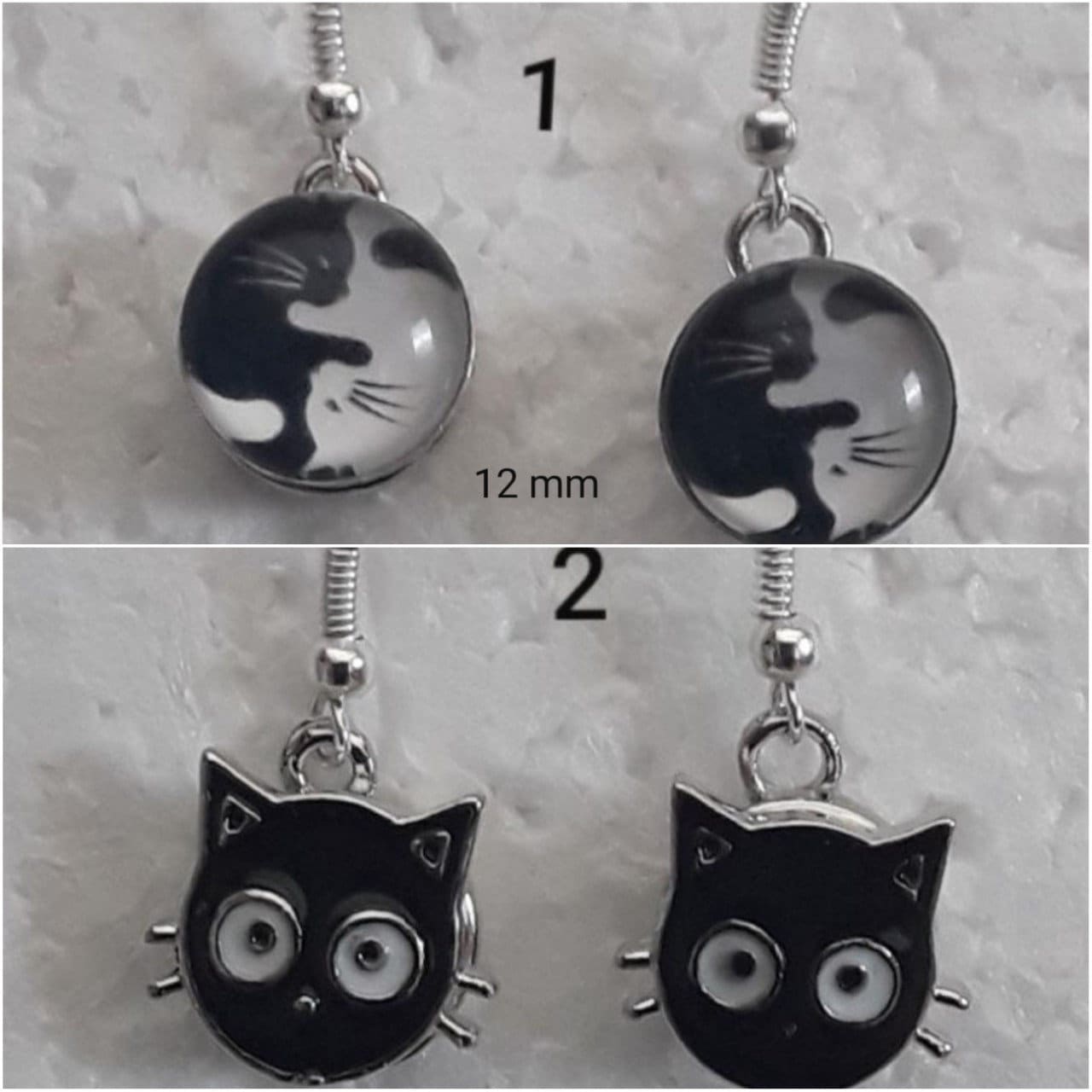 Boucles d’oreilles Chats Créateurs