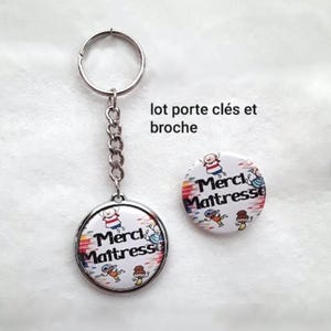 atsem master bag sieraden, sleutelhanger, 35 mm, metalen badge pin 30 mm, lot