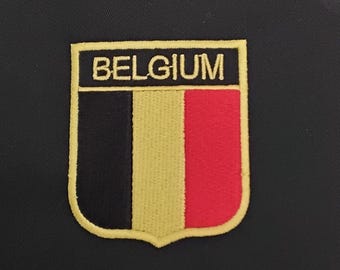 Drapeau De La Belgique Et Emblème National | Vecteur Premium
