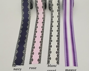 38 mm wide grosgrain ribbon sold by the meter