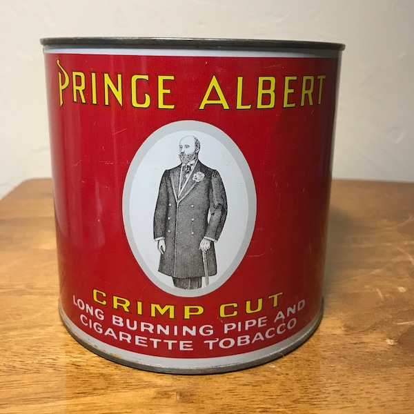 PRINCE ALBERT Vintage graphic Tin (no lid)