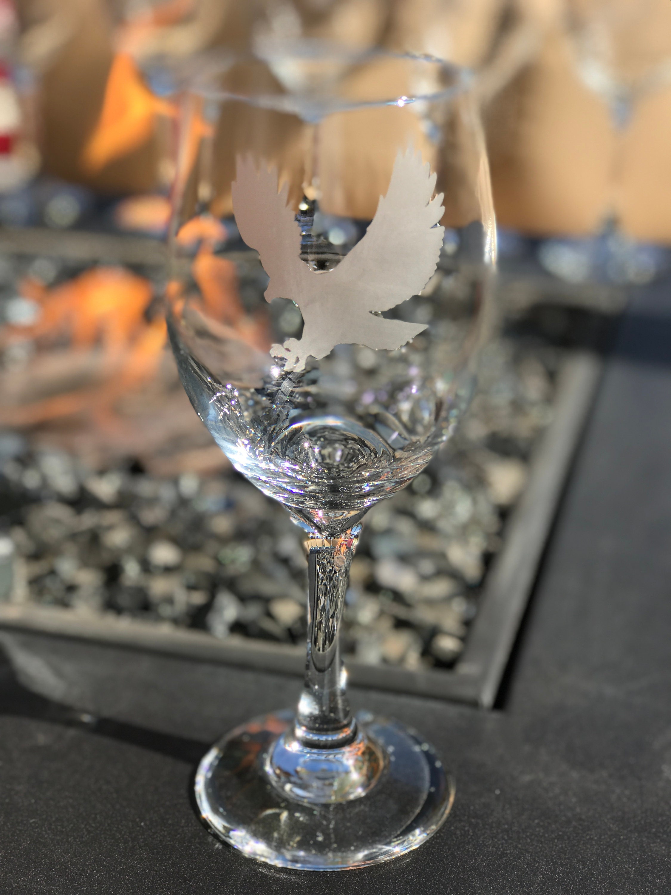 The Mountains Are Calling Wine Glasses etched Etsy