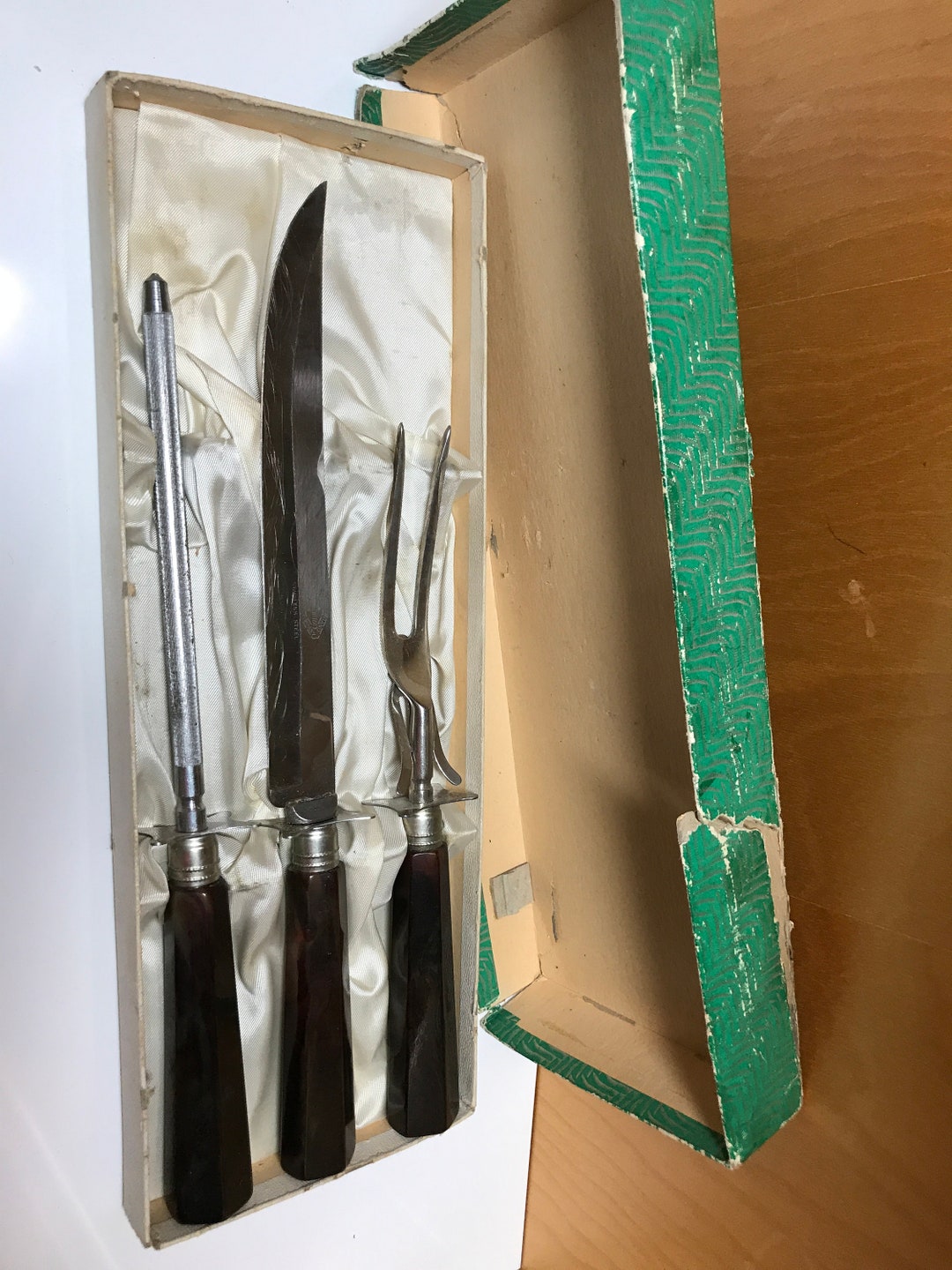 Vintage Carving Knife Set Etsy