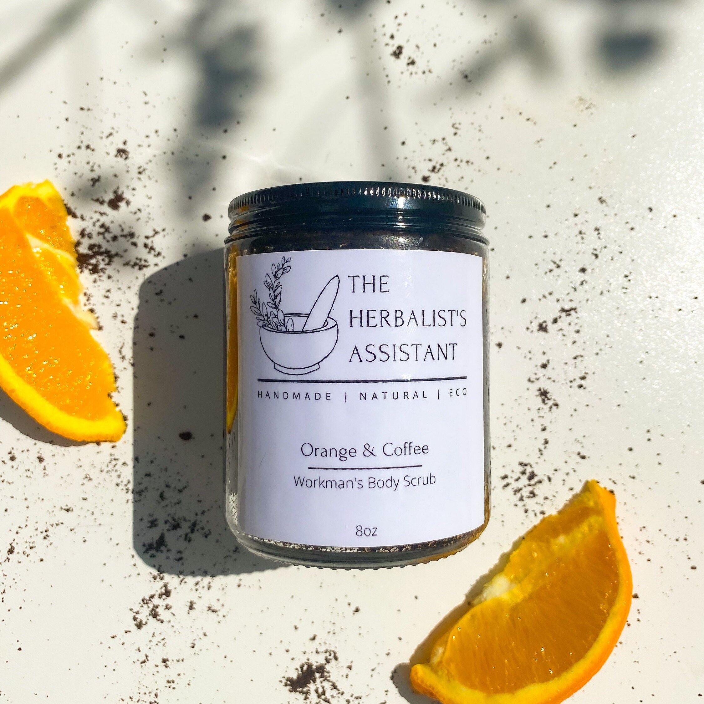 Workman's Body Scrub - Orange & Coffee Body Scrub, Natural Hand Exfoliator, Dirt and Grime Remover, Natural Body Scrub, sugar Body Scrub