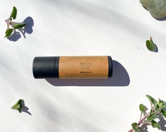 Mint Tea Lip Balm: Vegan, Eco-Friendly, Zero Waste