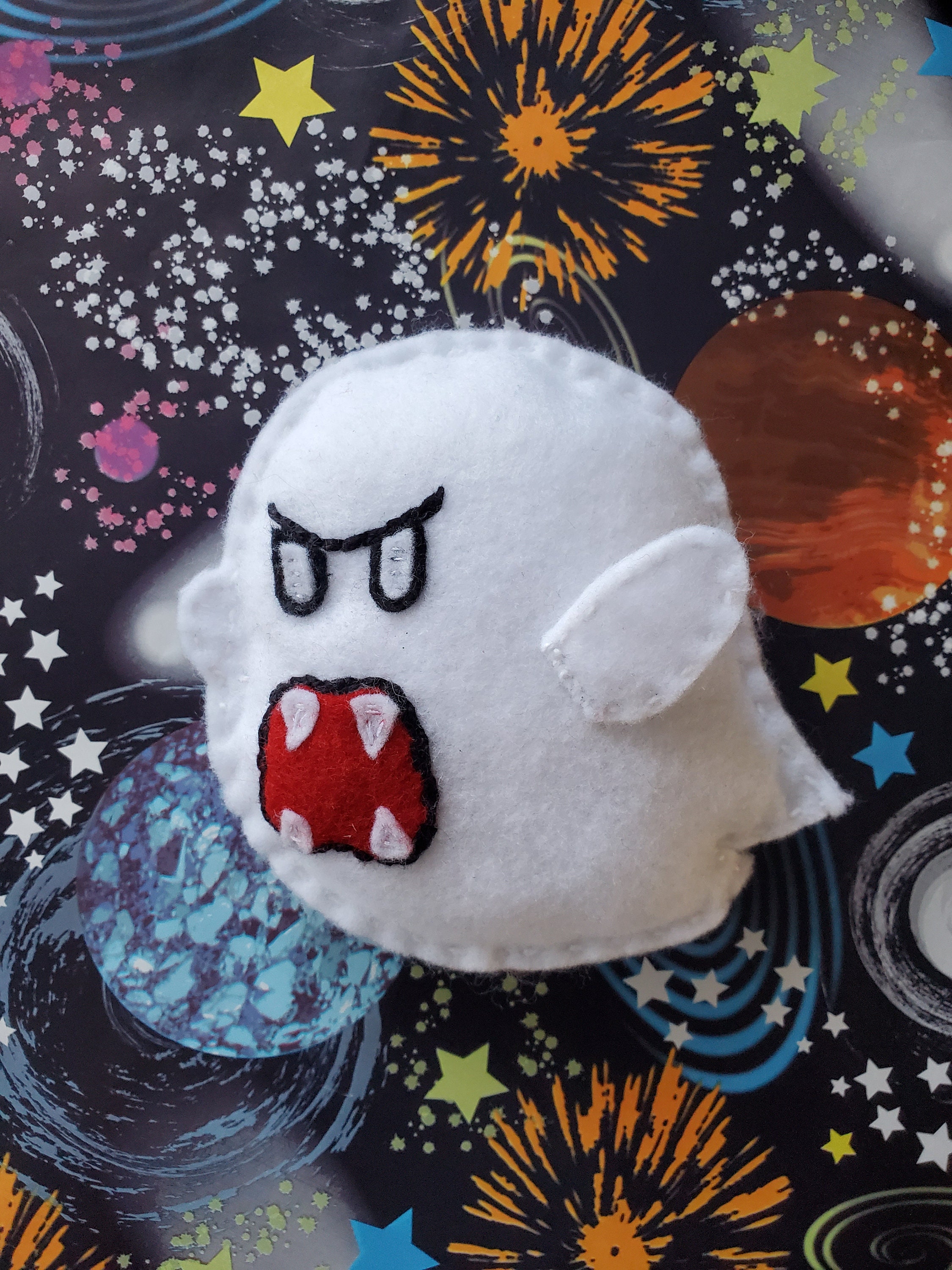 Giant boo plush mario new arrivals