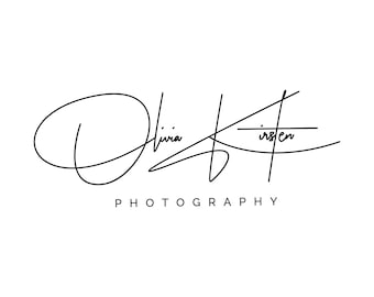 Premade Logo, Photography Logo, Signature Logo, Watermark Logo, Real Estate Logo, Script Logo, Realtor Logo, Handwritten Logo, Blogger Logo