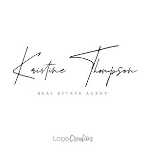Vorgefertigtes Logo, Makler Logo, DIY Logo, Youtube Logo, handgeschriebenes Logo, Wasserzeichen Logo, Immobilien Logo, Sofort Download, Vorlage, Design