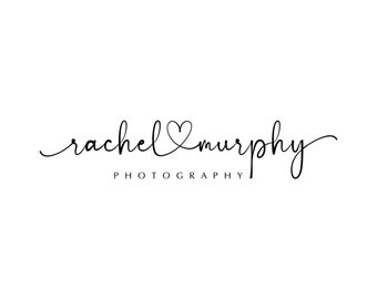 Elegant Logo, Heart Logo, Premade Signature Logo, Real Estate Logo, Signature Watermark Logo, Makeup Logo, Signature Logo, Photography Logo