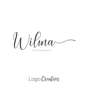 Vorgefertigtes Logo, elegantes Logo, DIY-Logo-Vorlage, Signatur-Logo, modernes Kalligraphie-Logo, Geschäftslogo, Wasserzeichen-Logo, Sofortiger Download