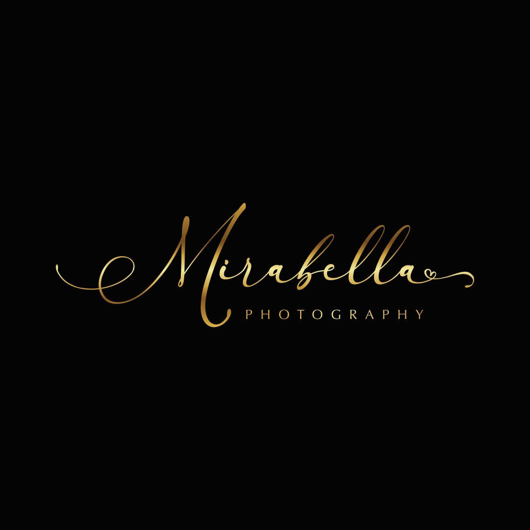 Elegant Script Logo Design: Premade Photography Watermark (digital) - Etsy
