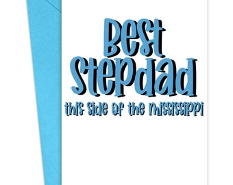 Fathers Day Card for Step Dad Funny Stepdad Fathers Day Gift from Son Step Dad Card Bonus Dad Gift for Stepfather Printable Bonus Dad Card