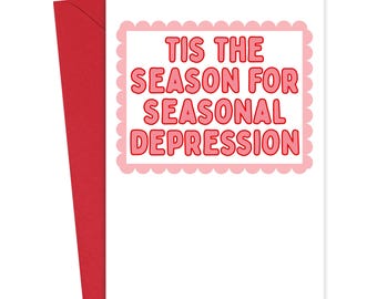 Funny Christmas Cards for Friends Sassy Christmas Cards Holiday Cards Snarky Card for Her Funny Xmas Cards Sarcastic Christmas Gifts