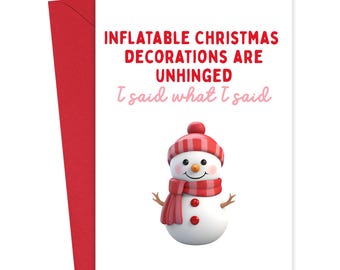 Funny Christmas Cards for Friends Sassy Christmas Cards Holiday Cards Snarky Card for Her Funny Xmas Cards Sarcastic Christmas Gifts for Him
