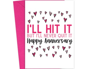 Funny Anniversary Card for Husband Happy Anniversary Card for Boyfriend Sexy Dirty Anniversary Card for Wife Anniversary Card Funny for Him