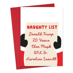 2026 Christmas Card Funny Christmas Card for Liberals Sarcastic Holiday Cards Sassy Christmas Card Happy Holidays Card Anti Trump Gifts