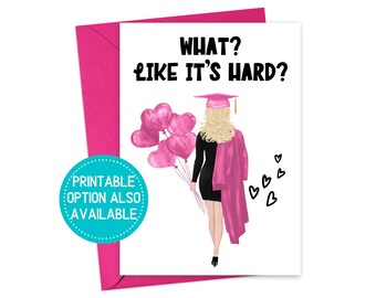 Law School Graduation Gift Best Friend - College Graduation Gift for Daughter - Funny Graduation Card Law Student Gift Lawyer Gift for Women