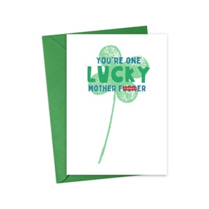 Funny St Patricks Day Card Adult Snarky St Patrick's Day Cards for Her - St Patricks Day Gifts Dirty St Patricks Day Cards for Him