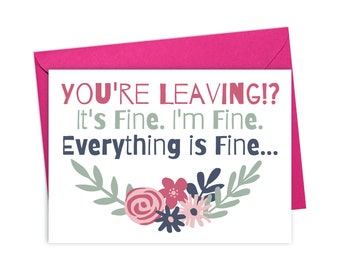 Going Away Gift for Coworker - Friend Moving Away Gift - Goodbye Gift for Coworker - Funny Going Away Card - Farewell Gift for Coworker
