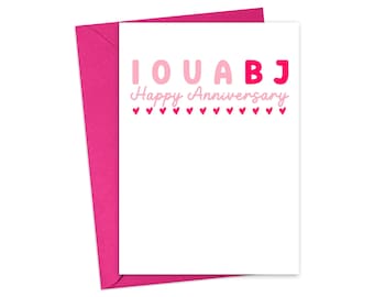 Funny Anniversary Card for Husband Happy Anniversary Card for Boyfriend Sexy Dirty Anniversary Card for Wife Anniversary Card Funny Kinky