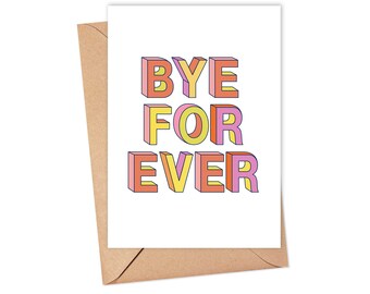 Going Away Gift for Coworker - Friend Moving Away Gift - Goodbye Gift for Coworker - Funny Going Away Card - Farewell Gift for Coworker Boss