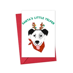Funny Dog Christmas Card Dog Holiday Card Dog Groomer Gift Veterinarian Gift Funny Christmas Card Pun Card Dog Themed Gifts Pet Parent Gifts