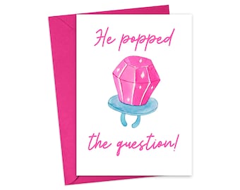 Funny Engagement Card Funny Just Engaged Gifts Engagement Gifts for Best Friend Newly Engaged Card Engagement Present for the Bride to Be