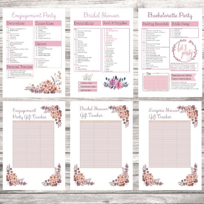 printable wedding planner binder insert maid of honor etsy