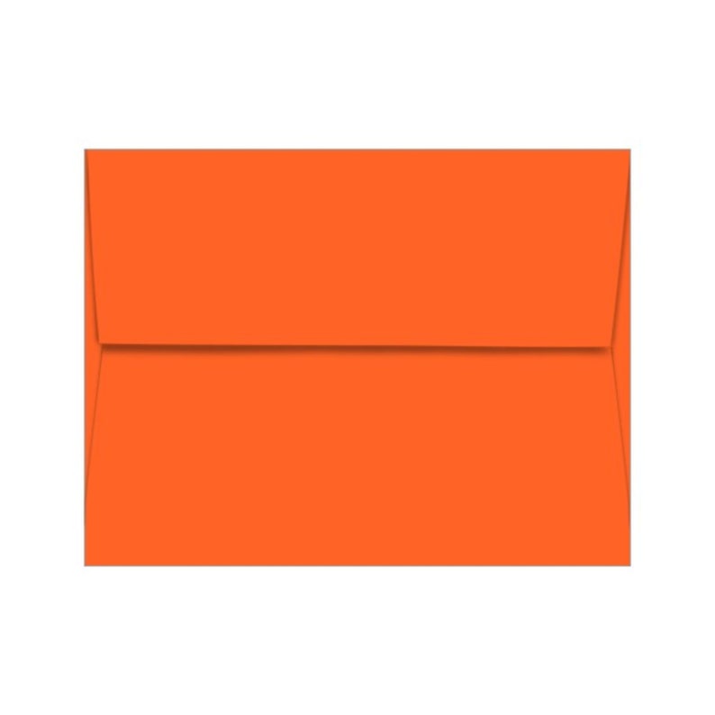 May include: A bright orange envelope.